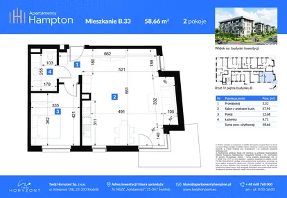 Mieszkanie w inwestycji: Apartamenty Hampton