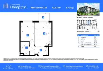Mieszkanie w inwestycji: Apartamenty Hampton