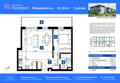 Mieszkanie w inwestycji: Apartamenty Hampton