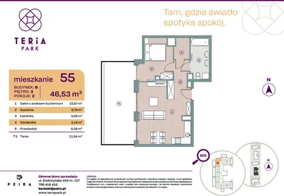 Mieszkanie w inwestycji: Teria Park