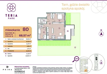 Mieszkanie w inwestycji: Teria Park