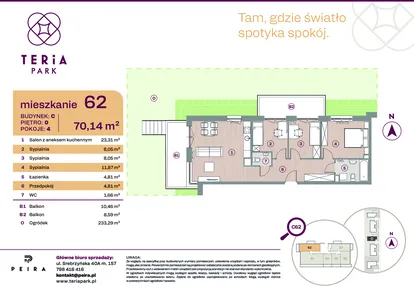 Mieszkanie w inwestycji: Teria Park