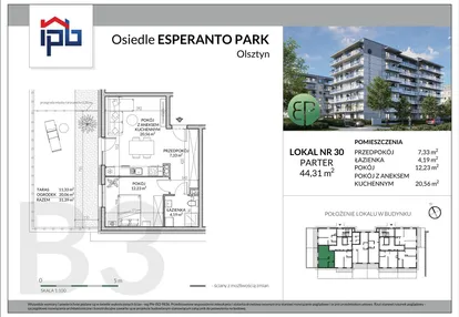 Mieszkanie w inwestycji: Esperanto Park etap III