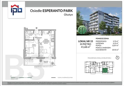 Mieszkanie w inwestycji: Esperanto Park etap III
