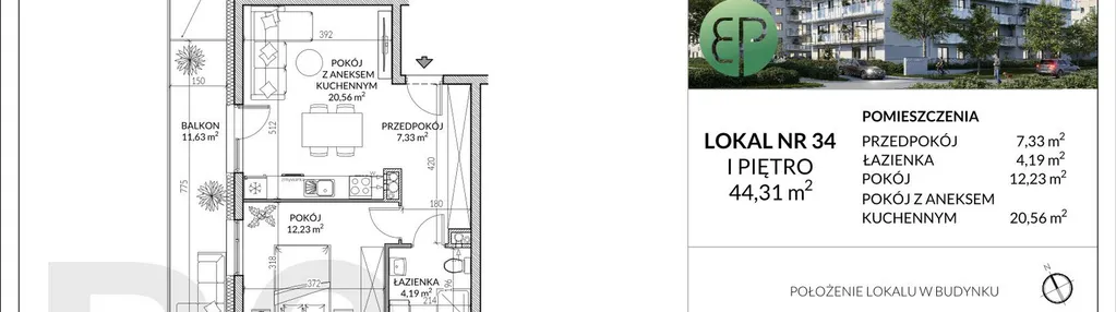 Mieszkanie w inwestycji: Esperanto Park etap III
