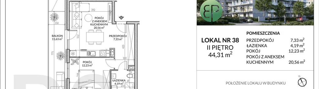 Mieszkanie w inwestycji: Esperanto Park etap III