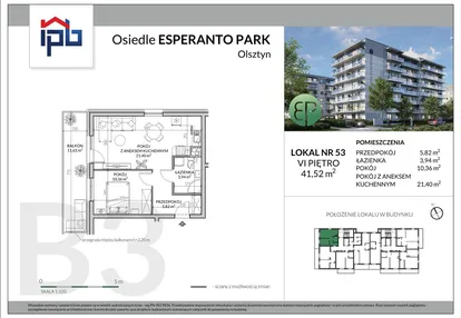 Mieszkanie w inwestycji: Esperanto Park etap III