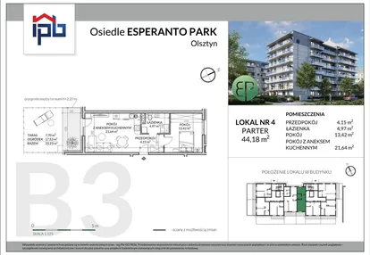Mieszkanie w inwestycji: Esperanto Park etap III