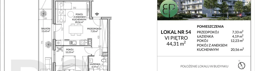 Mieszkanie w inwestycji: Esperanto Park etap III
