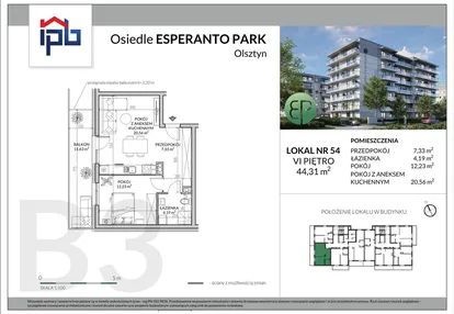 Mieszkanie w inwestycji: Esperanto Park etap III