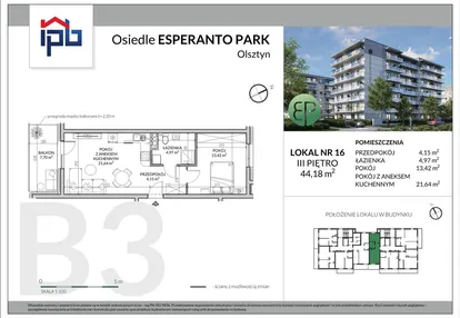 Mieszkanie w inwestycji: Esperanto Park etap III