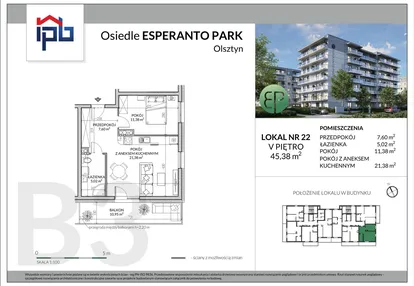 Mieszkanie w inwestycji: Esperanto Park etap III