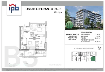 Mieszkanie w inwestycji: Esperanto Park etap III