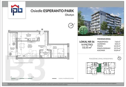 Mieszkanie w inwestycji: Esperanto Park etap III