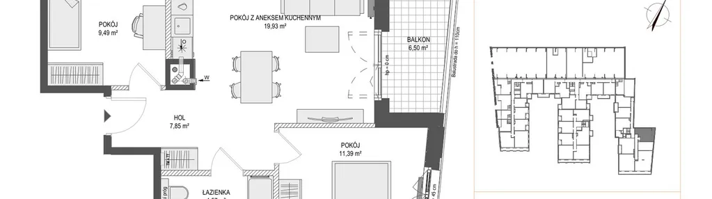 Mieszkanie w inwestycji: Zajezdnia Motława bud. C1