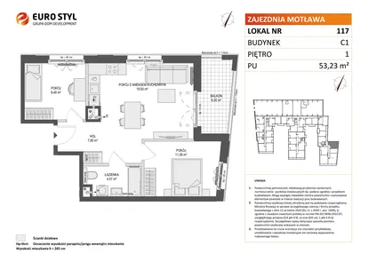 Mieszkanie w inwestycji: Zajezdnia Motława bud. C1