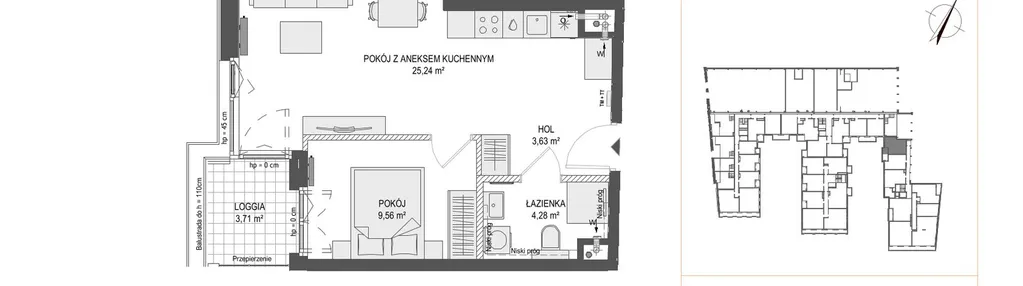 Mieszkanie w inwestycji: Zajezdnia Motława bud. C1