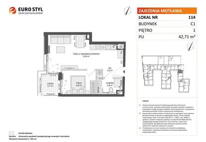 Mieszkanie w inwestycji: Zajezdnia Motława bud. C1