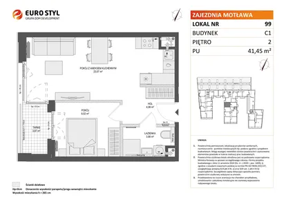Mieszkanie w inwestycji: Zajezdnia Motława bud. C1