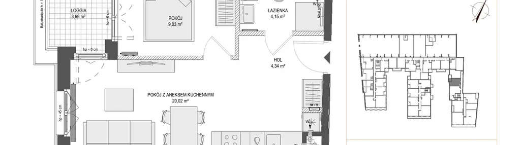 Mieszkanie w inwestycji: Zajezdnia Motława bud. C1