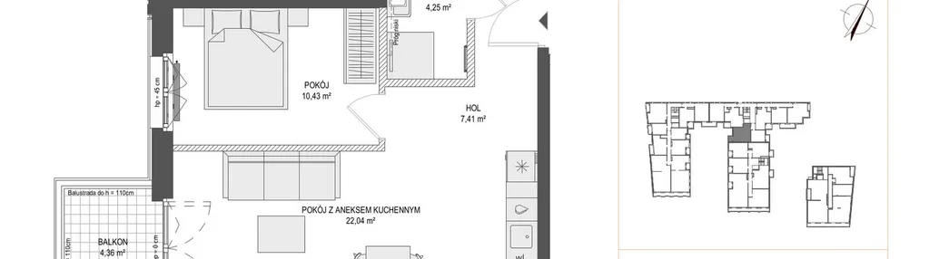 Mieszkanie w inwestycji: Zajezdnia Motława bud. C1