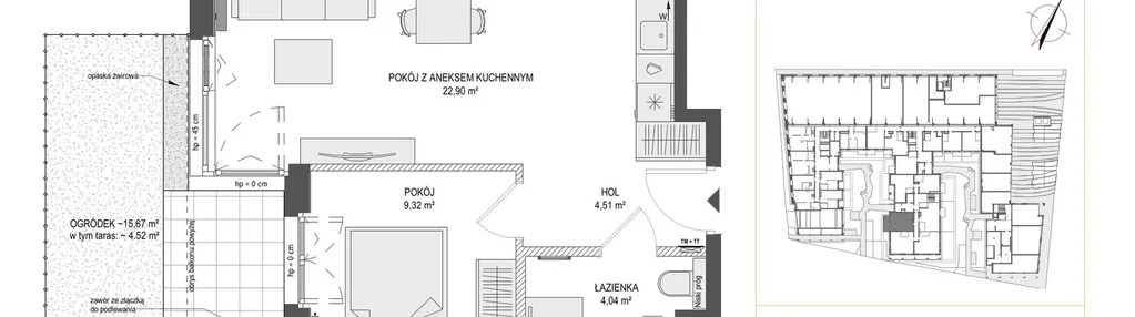 Mieszkanie w inwestycji: Zajezdnia Motława bud. C1