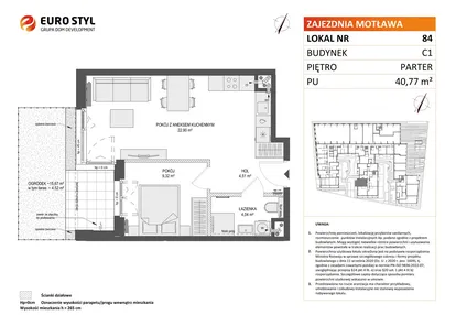 Mieszkanie w inwestycji: Zajezdnia Motława bud. C1