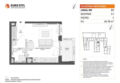 Mieszkanie w inwestycji: Zajezdnia Motława bud. C1