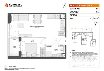 Mieszkanie w inwestycji: Zajezdnia Motława bud. C1