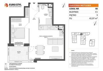 Mieszkanie w inwestycji: Zajezdnia Motława bud. C1