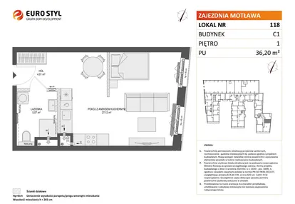 Mieszkanie w inwestycji: Zajezdnia Motława bud. C1