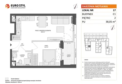 Mieszkanie w inwestycji: Zajezdnia Motława bud. C1