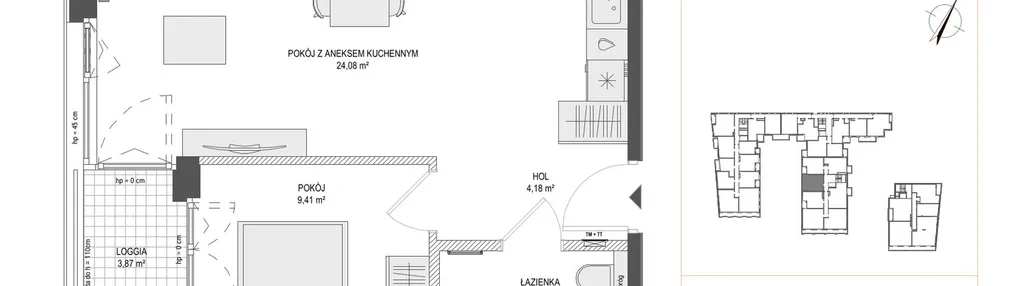 Mieszkanie w inwestycji: Zajezdnia Motława bud. C1