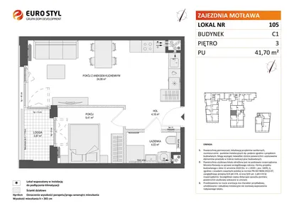 Mieszkanie w inwestycji: Zajezdnia Motława bud. C1