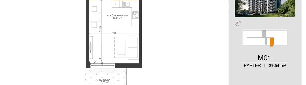 Mieszkanie w inwestycji: Osiedle Promienna