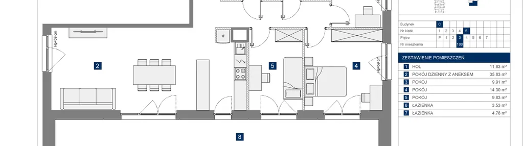 Mieszkanie w inwestycji: Przystanek Prądnik etap 2