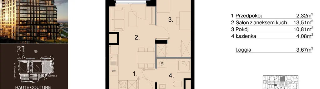 Mieszkanie w inwestycji: Sky Trust etap III - apartamenty inwestycyjne 23% VAT