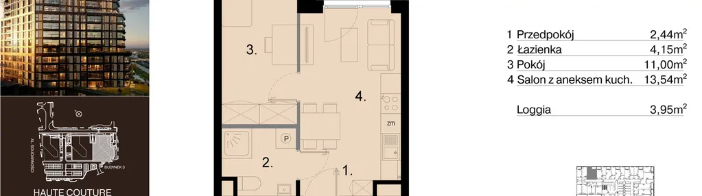 Mieszkanie w inwestycji: Sky Trust etap III - apartamenty inwestycyjne 23% VAT