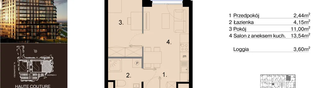 Mieszkanie w inwestycji: Sky Trust etap III - apartamenty inwestycyjne 23% VAT