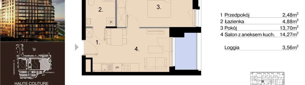Mieszkanie w inwestycji: Sky Trust etap III - apartamenty inwestycyjne 23% VAT