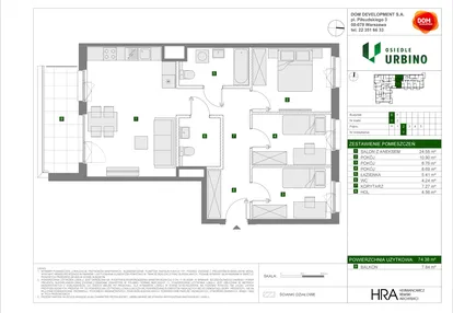 Mieszkanie w inwestycji: Osiedle Urbino etap 4.3