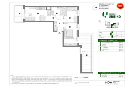 Mieszkanie w inwestycji: Osiedle Urbino etap 4.3