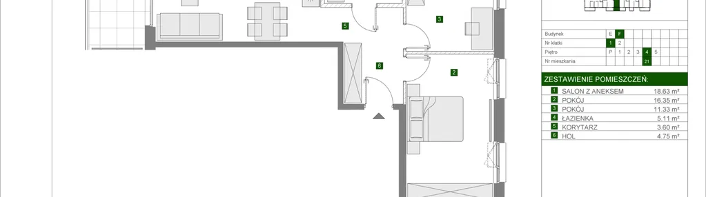 Mieszkanie w inwestycji: Osiedle Urbino etap 4.3