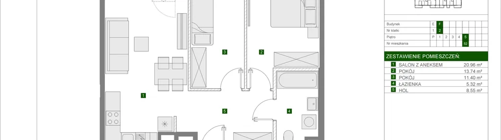 Mieszkanie w inwestycji: Osiedle Urbino etap 4.3