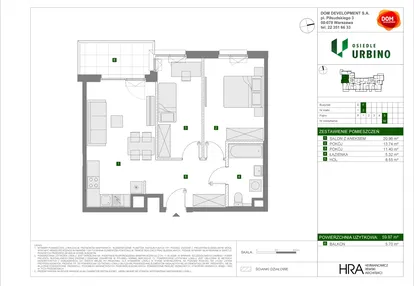 Mieszkanie w inwestycji: Osiedle Urbino etap 4.3