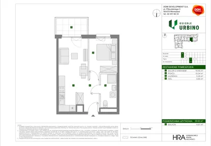Mieszkanie w inwestycji: Osiedle Urbino etap 4.3