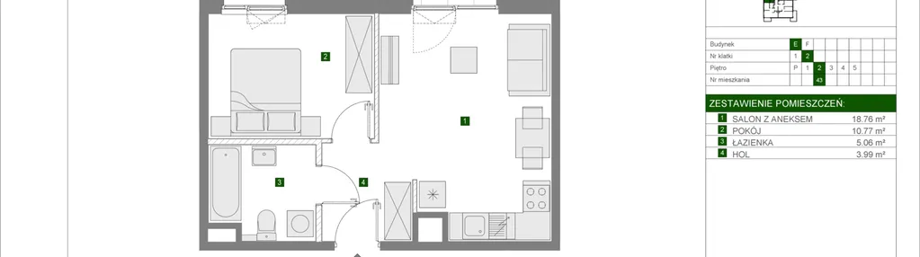 Mieszkanie w inwestycji: Osiedle Urbino etap 4.3