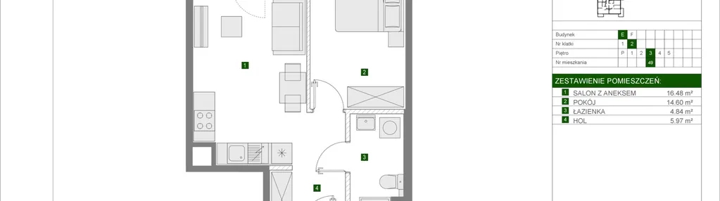 Mieszkanie w inwestycji: Osiedle Urbino etap 4.3