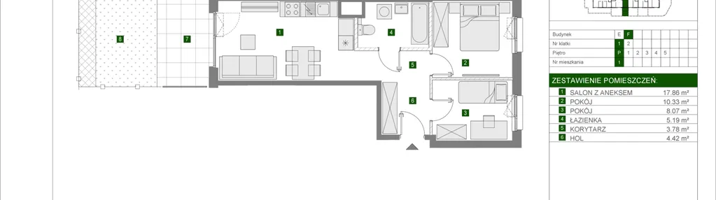 Mieszkanie w inwestycji: Osiedle Urbino etap 4.3
