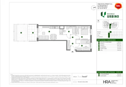 Mieszkanie w inwestycji: Osiedle Urbino etap 4.3